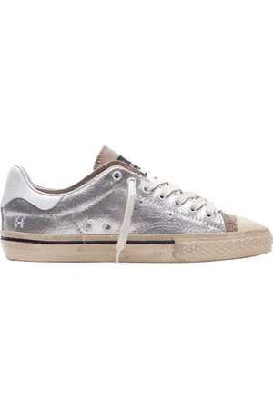 Hidnander Schoenen, Dames, Grijs, 35 EU, Leer, Starless Crash Zilver/Taupe