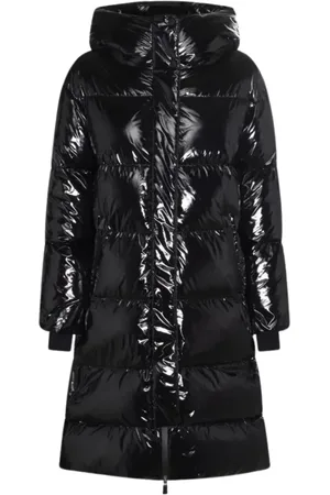 HERNO Mantels, Dames, Zwart, S, Zwarte jas voor vrouwen Aw 23