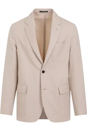 Dunhill Jassen, Heren, , L, Wol, Bruine Wol Omkeerbare Jas