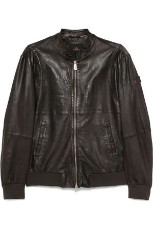 Peuterey Jassen, Heren, Zwart, XL, Zwarte Ritsjas Lange Mouwen
