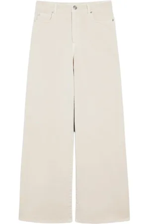 Max Mara Broeken, Dames, , 3Xs, Katoen, Wijde Fit Jeans