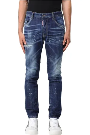 Dsquared2 Jeans, Heren, Blauw, L, Cool Guy Distressed Jeans Navy