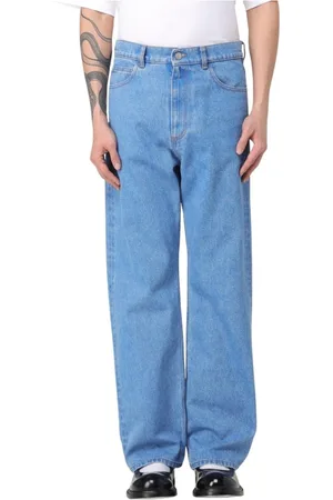 Marni Jeans, Heren, Blauw, W30, Katoen, Blauwe Straight Leg Jeans voor Mannen