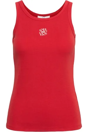 &Co Woman Tops, Dames, Rood, S, Katoen, Selena Embro