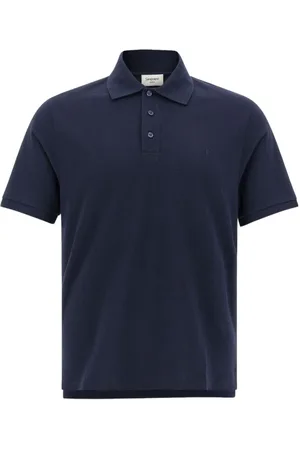 Saint Laurent Tops, Heren, Blauw, M, Blauwe T-shirts en Polos