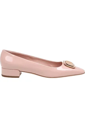 Salvatore Ferragamo Schoenen, Dames, Roze, 35 1/2 EU, Elegante Ballerina Schoenen voor Vrouwen