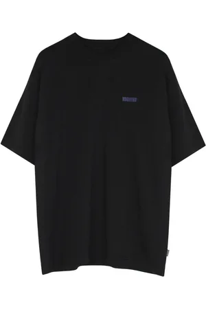 Woodbird Tops, Heren, Zwart, XL, Katoen, Zwarte Katoenen T-shirt met Korte Mouwen