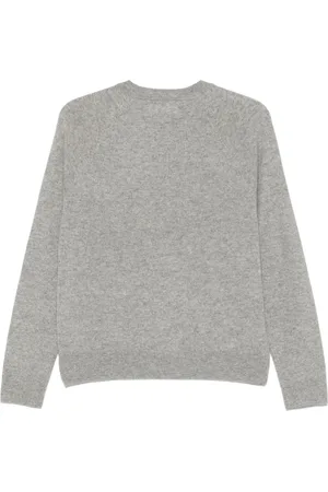 Samsøe Samsøe Truien, Dames, Grijs, XS, Grijs Melange O-Neck Sweater