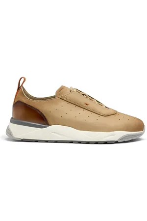 santoni Schoenen, Heren, , 44 EU, Leren sneaker voor heren
