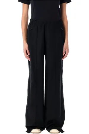 OUR LEGACY Broeken, Dames, Zwart, L, Zwarte Loungebroek met Zijstrepen