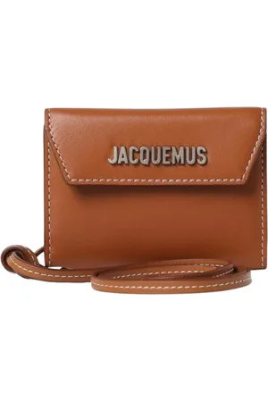 Jacquemus Accessoires, Heren, Bruin, ONE Size, Stijlvolle Kaarthouder Portemonnee