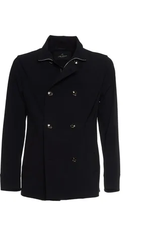 MONTECORE Jassen, Heren, Blauw, XL, Donkerblauwe Jas & Mantel Stijlvol