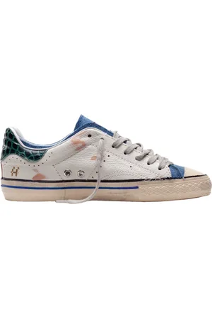 Hidnander Schoenen, Dames, Wit, 40 EU, Denim, Sterloos Wit/Denim