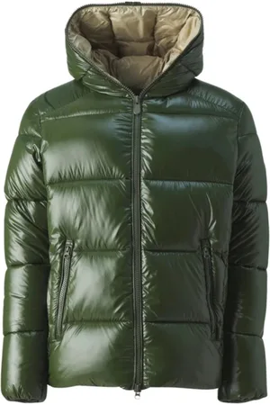 save the duck Jassen, Heren, Groen, XL, Nylon, Heren Winterjas Edgard Groen