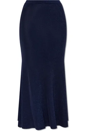 Self-Portrait Rokken, Dames, Blauw, M, Rok met lurex draad