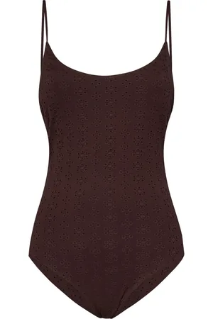 FISICO Badkleding, Dames, Bruin, L, Chocolade Sangallo-effect Badpak