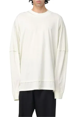 MAGLIANO Tops, Heren, , L, Katoen, Gelaagde Trui Lange Mouw Blauw
