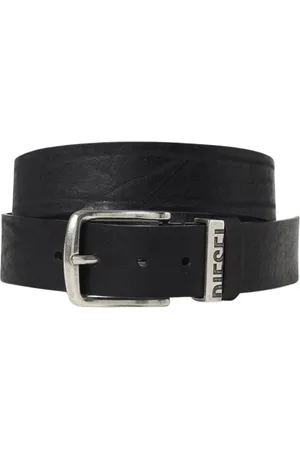 Diesel Accessoires, Heren, Zwart, 95 CM, Leer, Stijlvolle leren riem