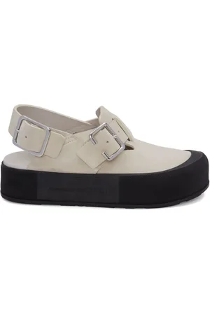Alexander McQueen Schoenen, Heren, , 40 EU, Leer, Gesp Sandalen
