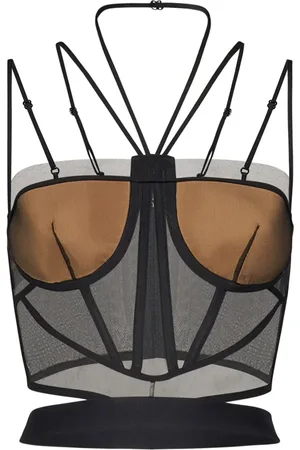 Nensi Dojaka Tops, Dames, Zwart, L, Zwart Bovenkleding met Uniek Ontwerp
