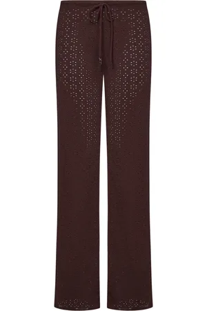 FISICO Broeken, Dames, Bruin, L, Chocolade Sangallo Trekkoord Broek Ss 25