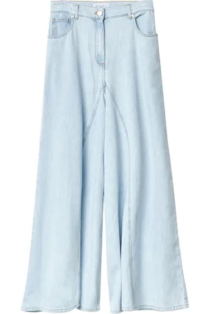 GAËLLE Jeans, Dames, Blauw, W27, Katoen, Blauwe Broek met Elegante Details