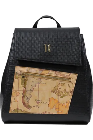 ALVIERO MARTINI 1A CLASSE Tassen, Dames, Zwart, ONE Size, Katoen, Elegante en Functionele Damesrugzak