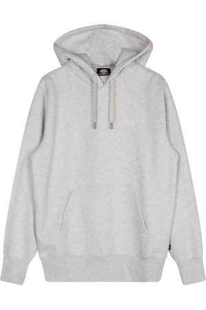 Dickies Sweatshirts & Hoodies, Heren, Grijs, L, Katoen, Grijze hoodie met lange mouwen en kangoeroezak