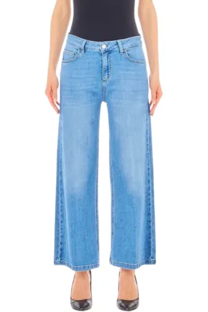 Liu Jo Jeans, Dames, Blauw, W31, Katoen, Stretch katoen denim blauwe jeans