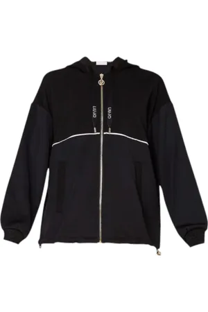 Liu Jo Sweatshirts & Hoodies, Dames, Zwart, S, Dames Zip Hoodie