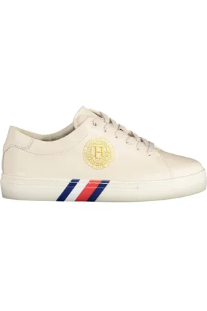 Tommy Hilfiger Schoenen, Dames, , 40 EU, Katoen, Sportieve Sneakers met Contrastdetails