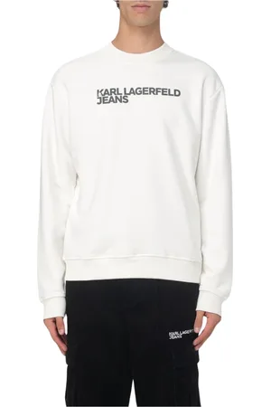 Karl Lagerfeld Sweatshirts & Hoodies, Heren, Wit, S, Sweatshirts & Hoodies