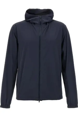 HERNO Jassen, Heren, Blauw, L, Nylon, Stijlvolle korte jas voor mannen