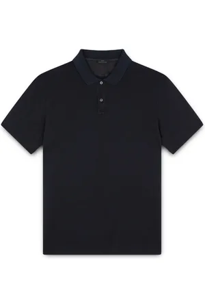 Paul & Shark Tops, Heren, Zwart, L, Katoen, Katoenen Piqué Polo Shirt