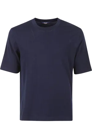 K-Way Tops, Heren, Blauw, S, Blauwe T-shirts en Polos