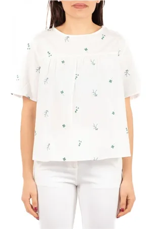 Max Mara Blouses & Shirts, Dames, Wit, XS, Casual T-shirt voor het