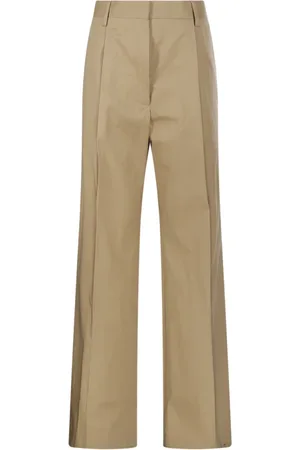 DRIES VAN NOTEN Broeken, Dames, , M, Katoen, Op Maat Gemaakte Broek