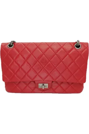 CHANEL Pre-owned, Dames, Rood, ONE Size, Pre-owned Leather crossbody-bags
