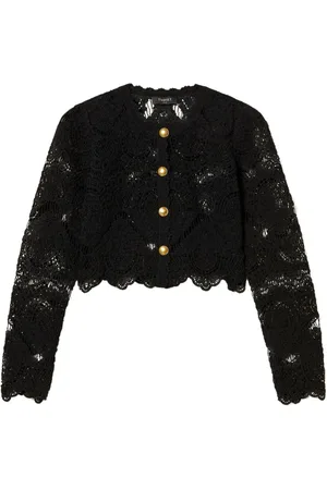Twin-Set Truien, Dames, Zwart, L, Zwarte jas met stijl 00006
