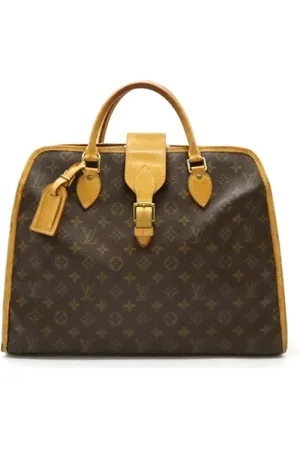 LOUIS VUITTON Pre-owned, Dames, Bruin, ONE Size, Pre-owned Canvas briefcases