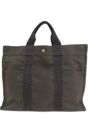 Hermès Pre-owned, Dames, Bruin, ONE Size, Tweedehands Canvas handtassen