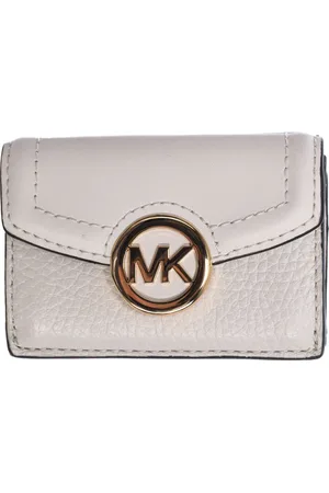 Michael Kors Accessoires, Dames, , ONE Size, Leer, Leren Drievoudige Kaarthouder Portemonnee
