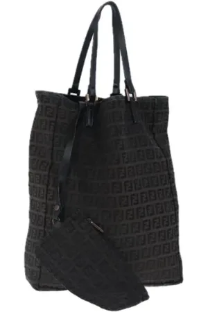 Fendi Pre-owned, Dames, Bruin, ONE Size, Leer, Pre-owned Canvas fendi-bags