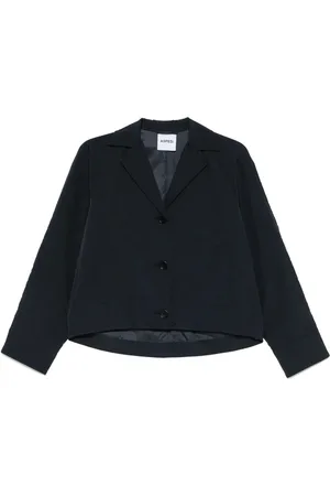 Aspesi Jassen, Dames, Blauw, S, Cropped Jacket