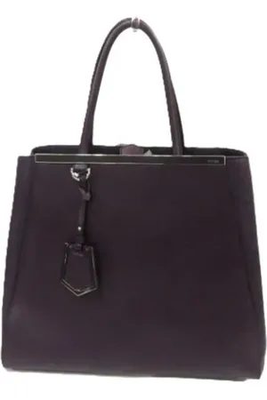 Fendi Pre-owned, Dames, Paars, ONE Size, Leer, Pre-owned Leather fendi-bags