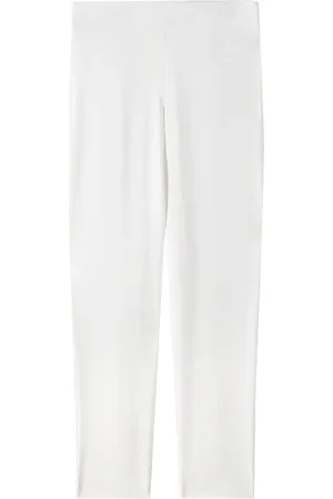 Patrizia Pepe Broeken, Dames, Wit, 2Xs, Witte Slim Fit Broek Crepe Zibellino