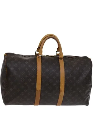 LOUIS VUITTON Pre-owned, Dames, Bruin, ONE Size, Tweedehands Canvas Louis Vuitton tassen