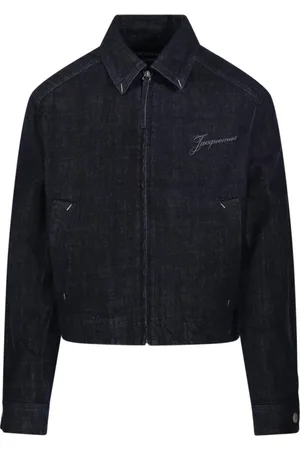 Jacquemus Jassen, Heren, Blauw, L, Katoen, Canvasjas in Donkerblauw