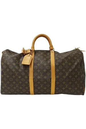 LOUIS VUITTON Pre-owned, Dames, Bruin, ONE Size, Tweedehands Canvas Louis Vuitton tassen