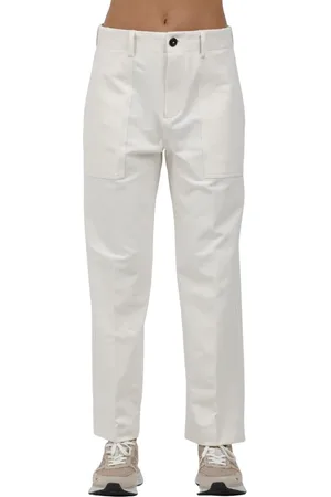 Circolo Broeken, Dames, Wit, S, Zakken vermoeidheidssweatpants